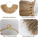 Chicvillage Handmade Wall Basket Set For Boho Decor (Set 3-Piece Sunshine) - Image 2