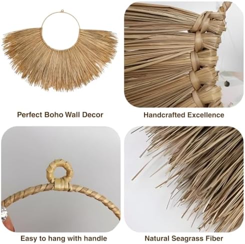 Chicvillage Handmade Wall Basket Set For Boho Decor (Set 3-Piece Sunshine) - Image 2