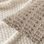 MIULEE Euro Sham Corduroy Decorative Throw Pillow Covers 24x24 Light Brown - Image 6