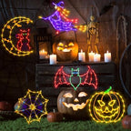 TRWYMZ Halloween Decorations - 16" Halloween Window Silhouette Lights - Image 4