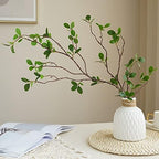 Melorca&Guilla Artificial Plants,6PCS 43.3" Green Faux Branches for Vase,Artificial Plants for Shop Garden Office Home Décor - Image 6