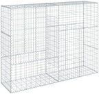 vidaXL Gabion Basket with Cover 78.7"x19.7"x59.1" Galvanized Iron by vidaXL