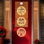 Retisee Joy Christmas Window Lights 6.3 Inch LED Sign with Timer,Stylish by Retisee