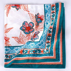 FINGERCRAFT Cloth Napkins Set of 12 Cotton Linen, 20x20 Inch, Garland - Image 3