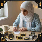 Mtlee 12 Sets Ramadan Gifts Eid Mubarak Party Favor, Black - Image 5