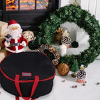 OUNONA Christmas Wreath Storage Bag, 600d Oxford Cloth Round Portable - Image 6