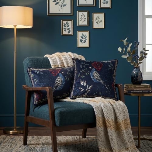 patdrea Designer Velvet Throw Pillow Cover,Set of 2,12"x28"-Doodle A - Image 3