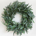Olive Wreath for Front Door 26 inch, Greenery All Season Wreath with Olive Leaf Fruit, Home Decoration for Outdoor Living Room Indoor Wall and Outside Summer All Season Wedding by HomeKaren