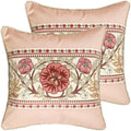 patdrea Vintage Velvet Throw Pillow Cover,Set of 2,18"x18"-Kulom C by patdrea