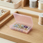 LJY 12 Pink Rectangular Plastic Boxes, 5.3 x 3.1 x 1.2 in for Card Making - Image 5