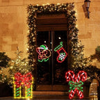 TRWYMZ Christmas Decorations - 16" Christmas Window Silhouette Lights - Image 3