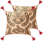 patdrea Designer Velvet Throw Pillow Cover,Set of 2,18"x18"-ClarenceB by patdrea