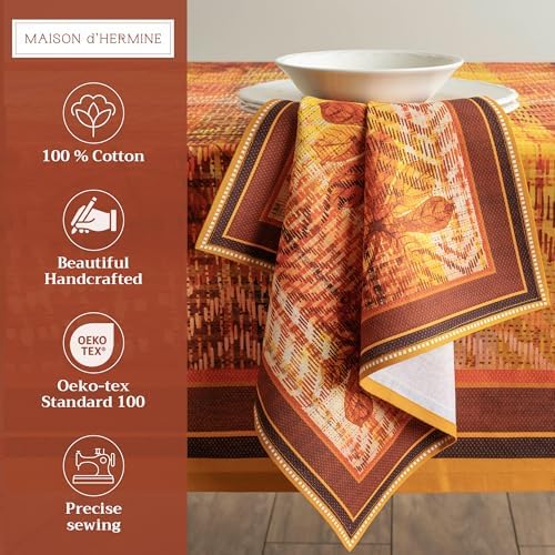 Maison d' Hermine Cloth Napkins Set of 4 Reusable 100% Cotton (20" x 20") - Image 2