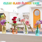 Color Bud Vases in Bulk - Set of 24 Mini Glass Bud Vases - Image 5