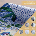 Maison d' Hermine Placemats Set of 4 Reusable 100% Cotton (13"x19") - Image 6