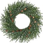Artgar 26 Inch Pine Wreath - Christmas Wreaths for Front Door by ArtgarArtificialPlantDecorations