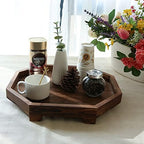 MRPAPA 3-Tier Rustic Black Wooden Serving Tray | Farmhouse Cupcake Stand & Kitchen Organizer | 27"x15" Tall Tiered Tray for Dining Table, Fall Decor, Country Home Decor - Image 6