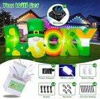 Danxilu 6 FT Long St Patricks Day Inflatables Outdoor Lucky Letters Gnome - Image 5