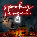 Spooky Season Neon Sign, Halloween LED Light 17x12.4 Inch by Unknown