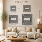 iwa concept 4 Quls Kufic Wooden Islamic Wall Art Set - Image 5