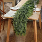 Lifelike Touch Artificial Christmas Cedar Garland for Mantle (5FT 1PCS) - Image 3