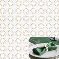 Set of 200 Imitation Pearl Napkin Rings, Gold Rhinestone Napkin Rings Bulk by FCDECOR