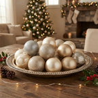Soulchen 20 Pcs Champagne Christmas Ball Ornaments 2.75" Shatterproof Decor - Image 4