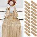 20 Pack Beige Table Runner 10Ft Cheesecloth Table Runner Boho Gauze Cheese Cloth Table Runners Romantic Long Sheer Fabric Table Runners for Wedding Party Bridal Shower by YMHPRIDE
