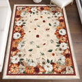 Artoid Mode Pumpkins Floral Corns Fall Area Rug 4x6 Feet by ArtoidMode