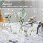 Glasseam Glass Cylinder Vase in Bulk: 32Pcs Small Bud Vase for Centerpieces - Image 3