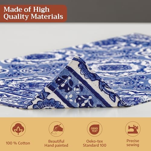 Maison d' Hermine Placemats Set of 4 Reusable 100% Cotton (13"x19") - Image 3