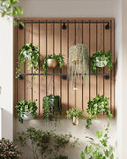 SOFITORG 65.7" Metal Plant Hanging Rod, 6 Chains, 2 Pack, Pots Not Included - Image 2