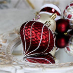 48 Pcs Christmas Balls Ornaments for Christmas Tree, Painted Shatterproof Plastic Decorative Baubles Hanging Ornaments for Xmas Tree Wreath Holiday Party Wedding Decoration, Dark Blue - Image 7