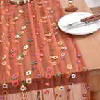 6 Pack Flower Table Runner Floral Daisy Fall Wedding Birthday Party Decor - Image 3