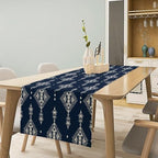 Boho Aztec Table Runner, Farmhouse Style Pattern Printed Table Runners, Linen Table Runner for Birthday Party Home Kitchen & Dining Indoor Table Decor 13x120in - Image 2