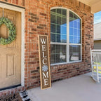 Interchangeable Welcome Sign for Front Porch Door, 45"X9" Wood - Image 4