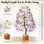 Crocon® Amethyst Crystal Tree of Life Spiritual Gemstone 10-12 inch - Image 4