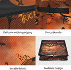 YETTASBIN Halloween Pumpkin Large Christmas Ornament Storage Box with Zipper & Adjustable Dividers, Storage Container with Lid & Handles for 64 Holiday Ornaments 3-Inch, 13 x 13 Inch - Image 3