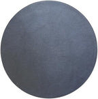 Placemats Set of 6 – Round 15” Faux Leather Table Mats for Dining, Heat Resistant & Non-Slip Washable Table Decor, Indoor, Outdoor, Dining Table Set for 6, Modern Kitchen & Holiday Use, Navy - Image 4