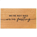 THEODORE MAGNUS Eid Door Mat – Coir Doormat for Outdoor Entrance, Durable Welcome Mat with Non-Slip Backing, Perfect for Front Door and Entryway - Outdoor/Indoor - Not Mad, Fasting - 17" x 30" by TheodoreMagnus