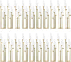 20PCS Gold Floor Candelabra,5 Arm Candle Holders with Acrylic Lampshade by WeddingPartyDecoration