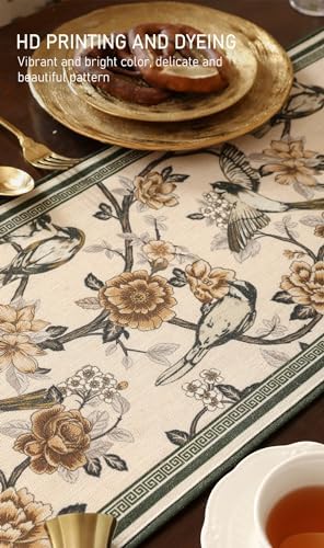 ISAENNE Designer French Linen Table Runner,71"x12"-Murad A - Image 4
