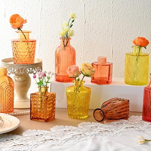 15 Pcs Colored Bud Vases Set, Baby Shower Decorations, Wedding Table Decor - Image 5