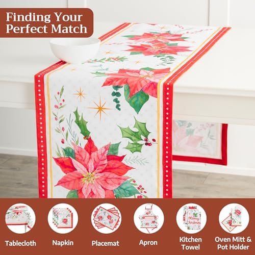 Maison d' Hermine Table Runner 100% Cotton 14.50" x 108" (Single Layer) - Image 4