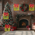 TRWYMZ Christmas Decorations - 16" Christmas Window Silhouette Lights - Image 4