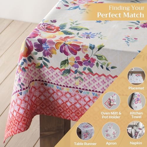 Maison d' Hermine Table Cloth Rectangle Table Reusable 100% Cotton 60"x120" - Image 2