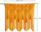 Youngeast Macrame Wall Hanging and Headboard for Bedroom - Boho Wall Decor and Art Tapestry with Tassels - Woven Wall Backdrop 31'X39' - Image 2