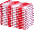 Blue Needles Gingham Buffalo Plaid Cotton Dinner Napkins Set of 12-18"x18" by BlueNeedles