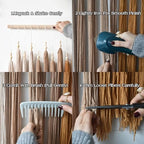 Macrame Wall Hanging Large Yarn Fiber Art Handmade Beaded Tassel 39"W*45"L - Image 2