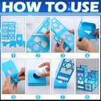 VIHOSE 12 Sets Hanukkah Table Decorations 3 Size Hanukkah Lantern Boxes Centerpieces with LED Candles Dreidel Star David Chanukkah Table Decor for Jewish Judaism Party Decor - Image 5